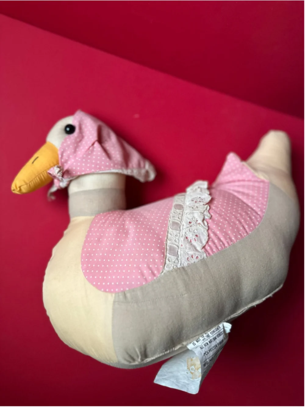 Vintage Fairytale Mother Goose Stuffed Animal Plush Cottagecore Kids